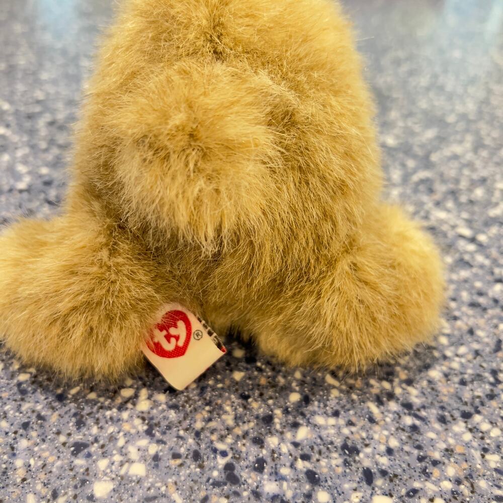 BUTTONS Bunny Rabbit Plush Ty 1997 Brown Tan 10" Stuffed Animal Toy Vintage - Picture 4 of 8